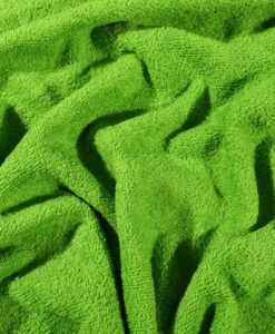 Tissu éponge vert pomme