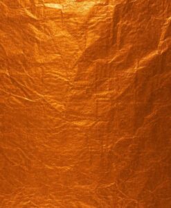 Alternative view of Tissu lamé papier cigarette cuivré