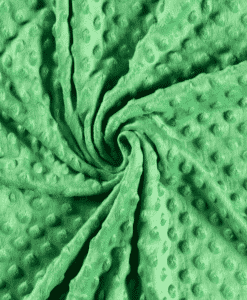 Tissu minky vert