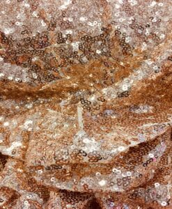 Tissu paillette or sur jersey
