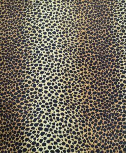 Tissu polycoton leopard
