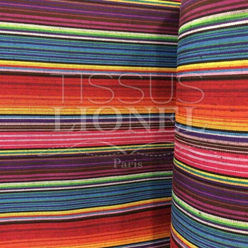 Tissu poncho mexicain 018