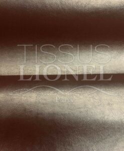 Tissu simili cuir or chaud