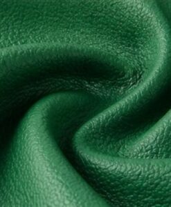 Tissu simili cuir vert