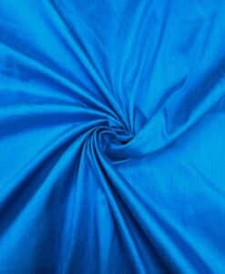 Tissu soie shantung bleu royal