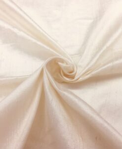 Tissu soie shantung Ivoir