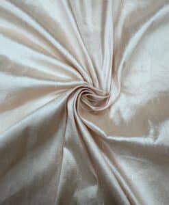 Tissu soie shantung nude