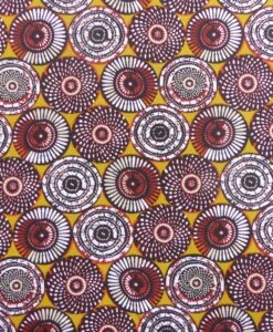Tissu soweto safran