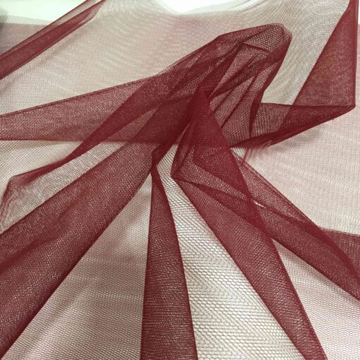 TULLE SOUPLE BORDEAUX