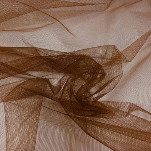 Tulle raide noisette