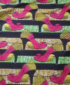 Tissu wax escarpin