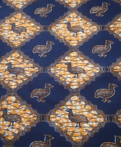 Tissu wax grues