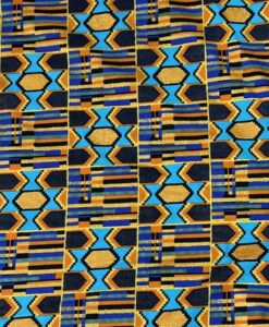 Tissu wax pailleté 11