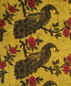 Tissu wax paon