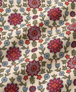 Alternative view of Tissus coton imprimé floral rétro