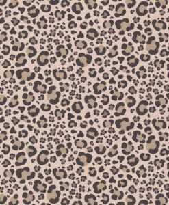 Alternative view of Tissus coton imprimé léopard beige