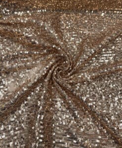 Tissus mini sequin or rose