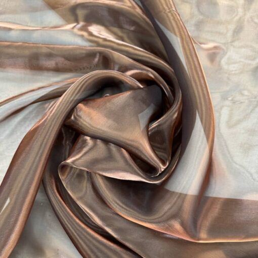 Organza Liquide Marron