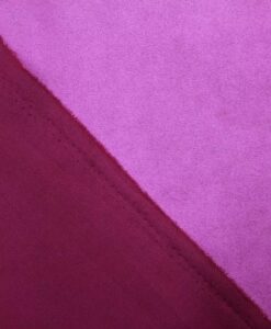Alternative view of Tissus suédine magenta