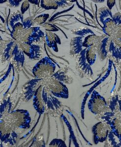 Alternative view of Tulle perlé cascade bronze