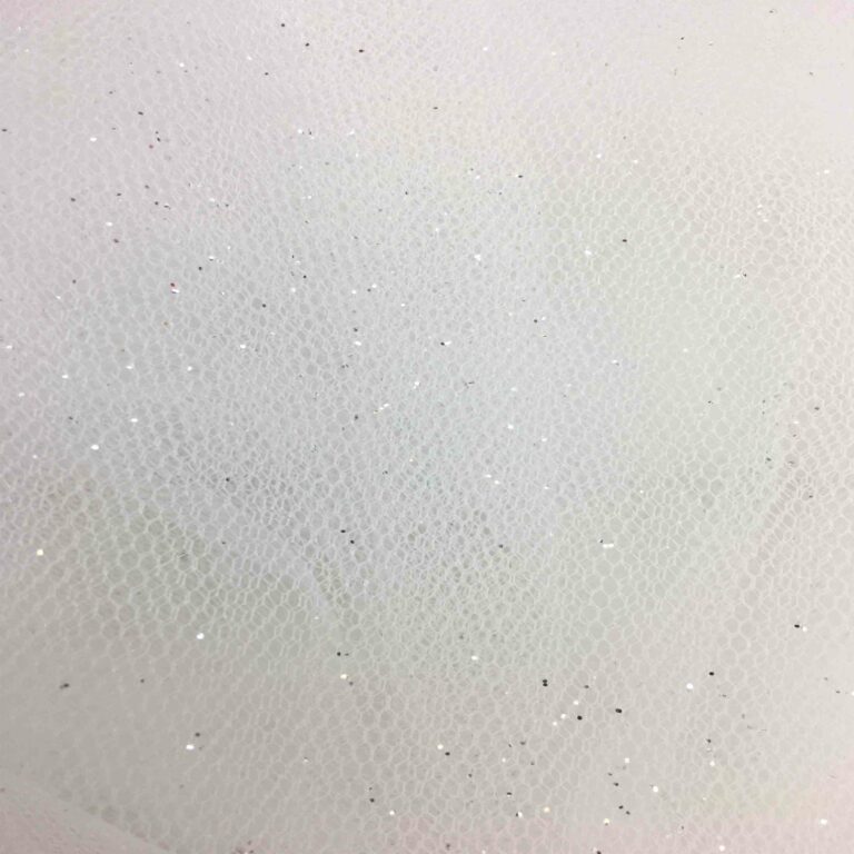 Tulle Pailleté Étoile - 1,6m De Large - Tissu Déco DIY Pour Robes, Mariage, Fêtes - Haut De Gamme