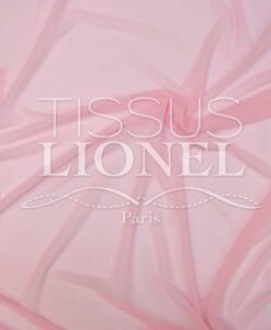 Tulle stretch rose pâle
