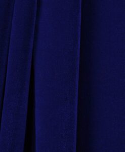 VELOURS UNI BLEU MARINE M1 NON INFLAMMABLE