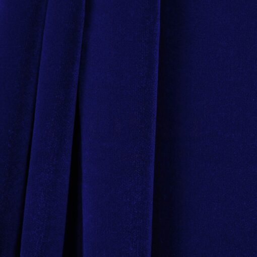 VELOURS UNI BLEU MARINE M1 NON INFLAMMABLE