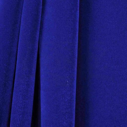 VELOURS UNI BLEU ROYAL M1 NON INFLAMMABLE