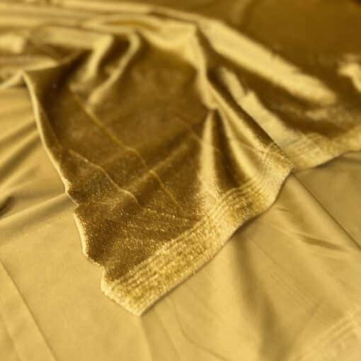 Velours élasthanne or pailleté or – Image 2
