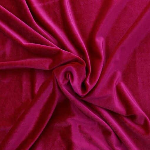 Velours soyeux fushia fon