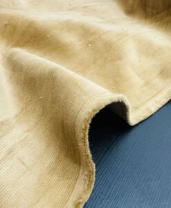 Alternative view of Velours stretch fine cote camel