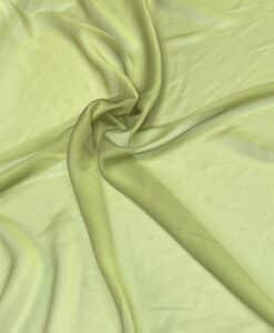 MOUSSELINE CHANGEANTE DEUX FILES VERT ANIS