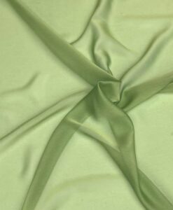 MOUSSELINE CHANGEANTE DEUX FILES VERT ET BLEU