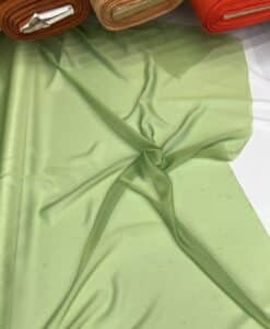 MOUSSELINE CHANGEANTE DEUX FILES VERT ET BLEU