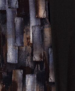 Viscose polyester block bleu