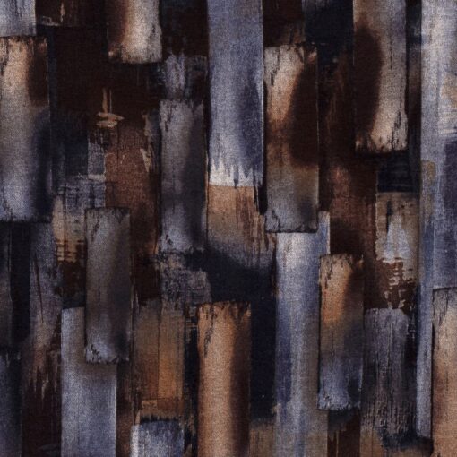 Viscose polyester block bleu