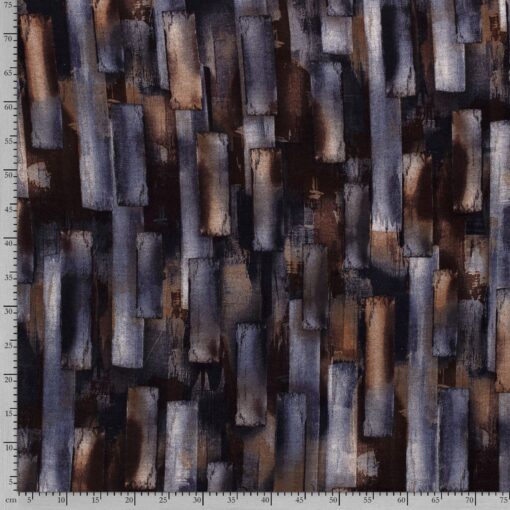 Viscose polyester block bleu
