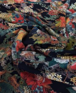 Viscose jardin contemporains bleu