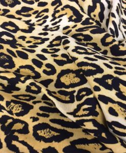 Viscose leopard