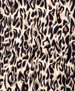 Viscose Panthère flou beige