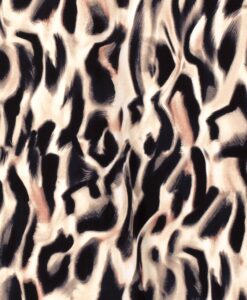 Viscose Panthére flou beige