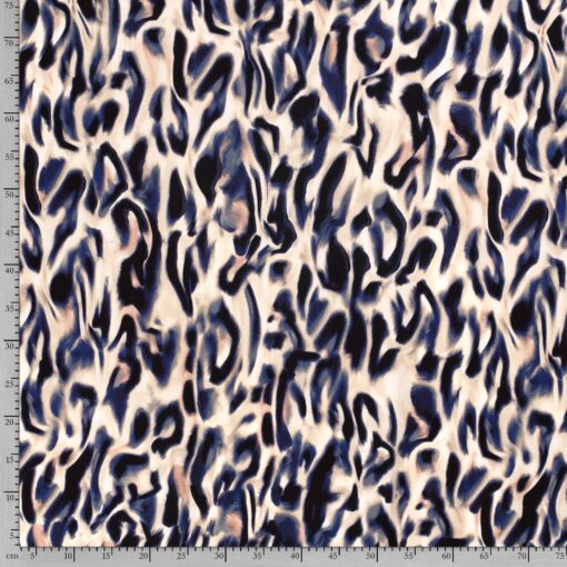Viscose Panthére flou bleu – Image 2