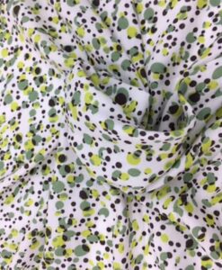 Viscose printemps point vert