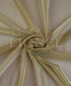 voile lurex changeante or