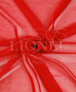 voile lurex changeante rouge
