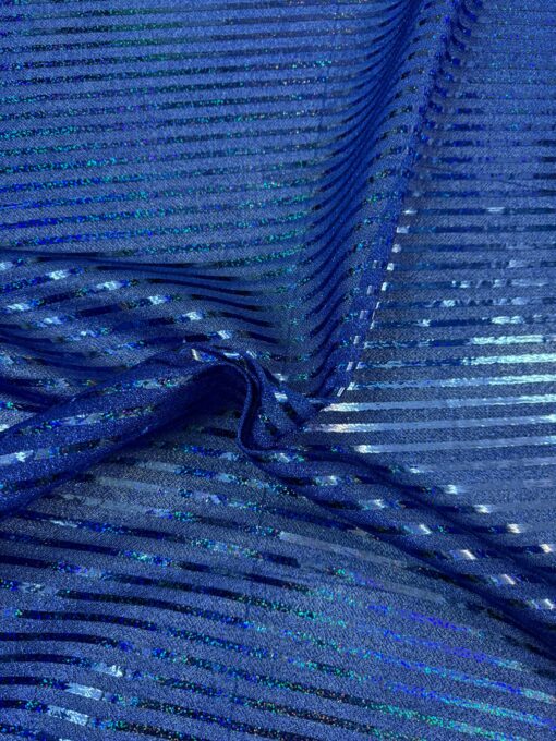 paillete rayure bleu